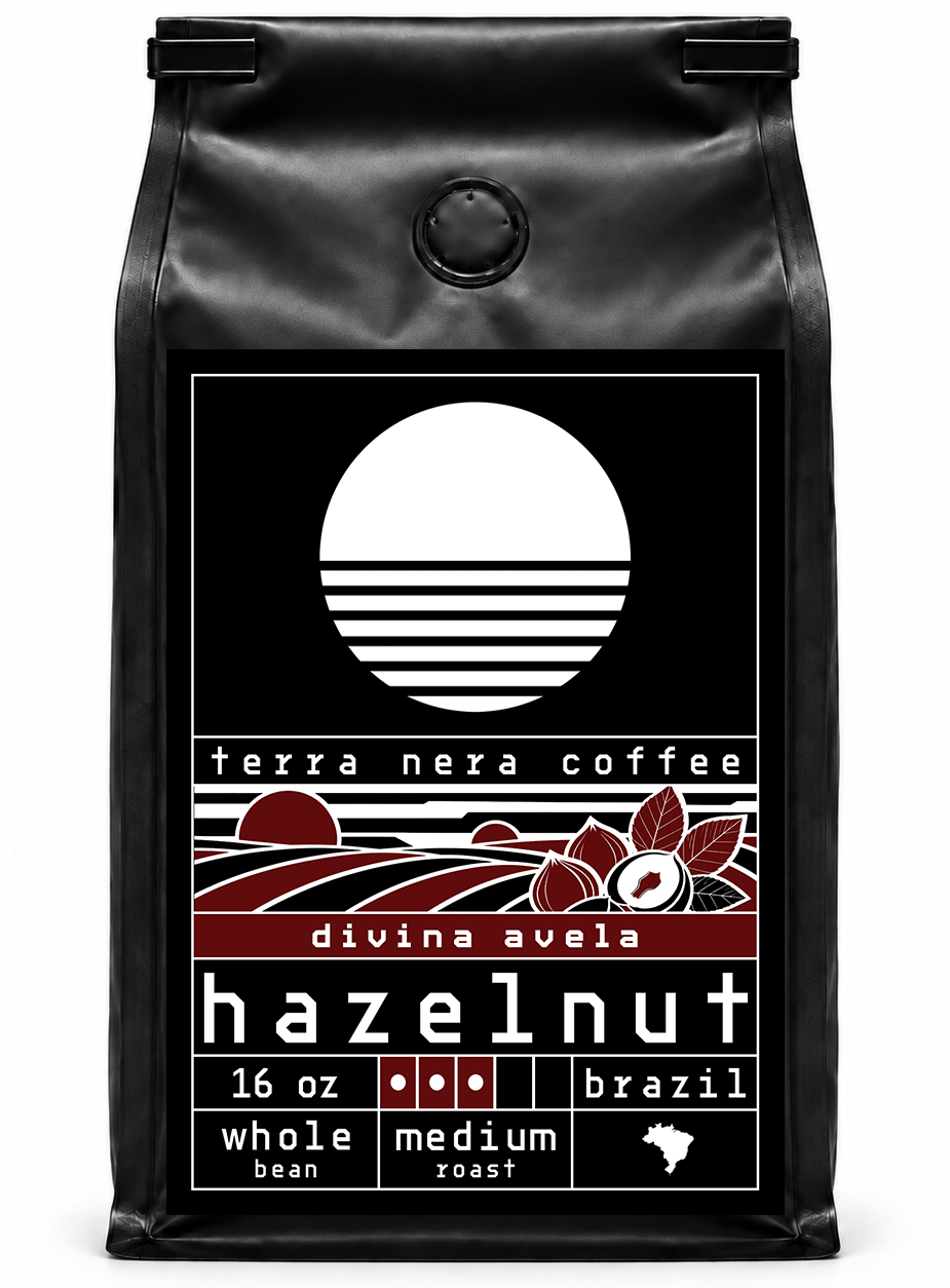 hazelnut coffee bag