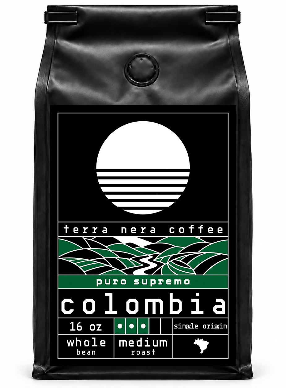 colombia coffee bag